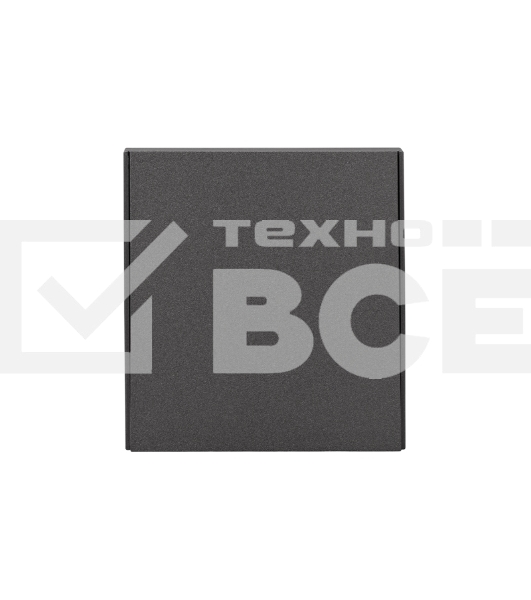 Выключатель Kranz STRONG 1 кл возвратный 10А с/у графит