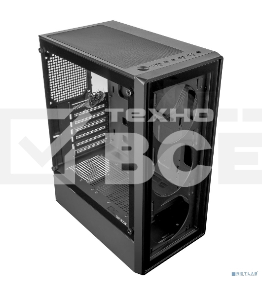 Компьютерный корпус Ginzzu CL125 ATX передняя панель Стекло
