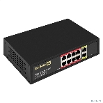Коммутатор неуправляемый ExeGate EDES-1010D.8PoE-96W (10-портовый UTP 10/100 Base-Tx: 8 портов IEEE 802.3af (PoE), мощность PoE: 25W, суммарно 96W, 2 порта RJ45 uplink, настенный/настольный, металлический корпус), фото18