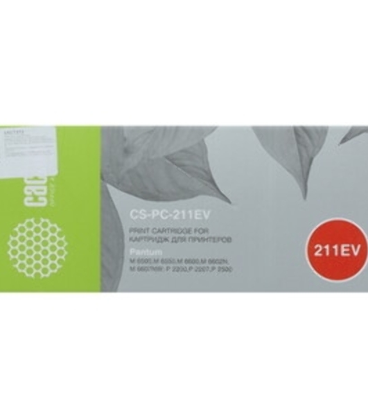 Картридж лазерный Cactus CS-PC-211EV PC-211EV черный (1600 стр.) для Pantum P2200/P2207/P2500/P2507/P2500W/M6500/M6550/M6607