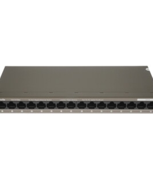 Коммутатор Tenda TEG1016M неуправляемый 16-портовыйGigabit Ethernet