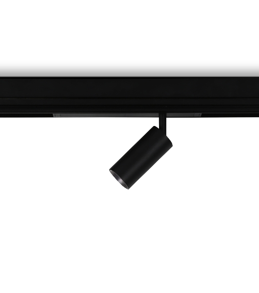 Светильник светодиодный трековый для шинопровода Magnetic Ambrella light GL1620 BK черный IP20 12W 4200K 220V 36° D45*100 (Без ПДУ)