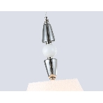 Светильник Ambrella light LH75250 SN/FR сатин никель/белый матовый E27 max 60W D360*500, фото4