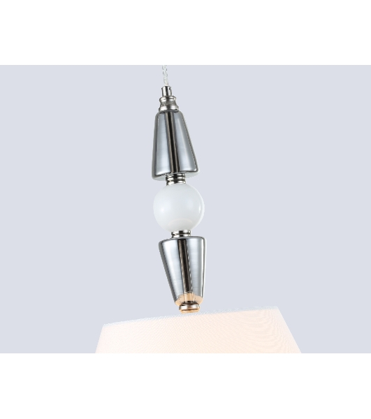 Светильник Ambrella light LH75250 SN/FR сатин никель/белый матовый E27 max 60W D360*500