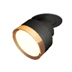 Светильник Ambrella Light XM8102502 SBK/PYG черный песок/золото желтое полированное GX53 (A2242, A2106, C8102, N8124), фото4