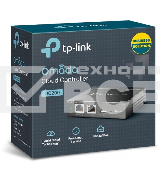 Контроллер TP-Link Omada OC200 10/100BASE-TX черный