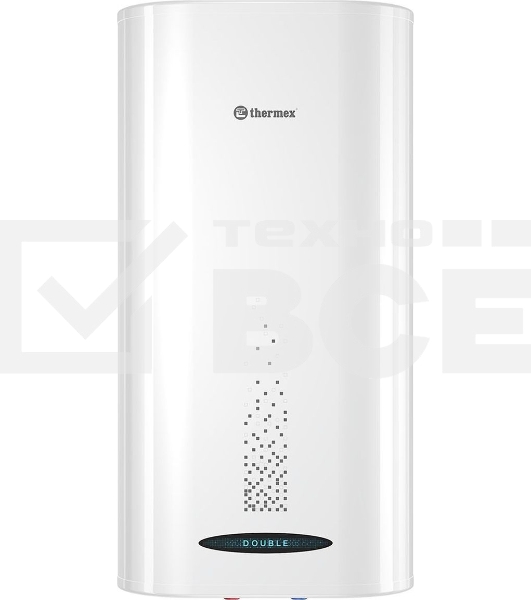 Водонагреватель Thermex Double 50 2.5кВт 50л электрический настенный/белый