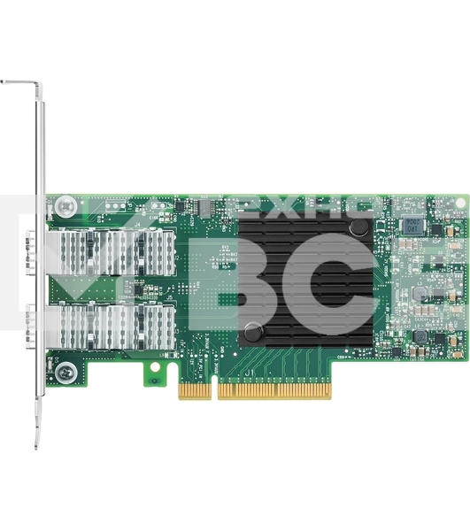 Сетевая карта ConnectX-4 Lx EN network interface card, 25GbE dual-port SFP28, PCIe3.0 x8, tall bracket, SR-IOV, TCP/UDP, MPLS, VxLAN, NVGRE, GENEVE, iSER, NFS RDMA, SMB Direct, ROHS R6