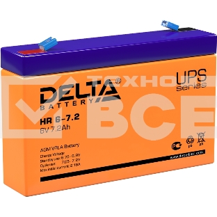 Батарея Delta HR 6-7.2 (7.2 А\ч, 6В)