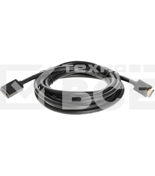 Кабель удлинительный HDMI-19M---HDMI-19F ver 2.0, 3m, TELECOM TCG235MF-3M