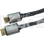 Кабель видео LAZSO WH-111-B HDMI (m)/HDMI (m) 1м. позолоченные контакты черный, фото3