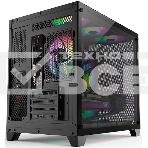 Компьютерный корпус AeroCool / Formula Crystal Z5 черный без БП mATX 1x120mm 2xUSB2.0 1xUSB3.0 audio bott PSU, фото8