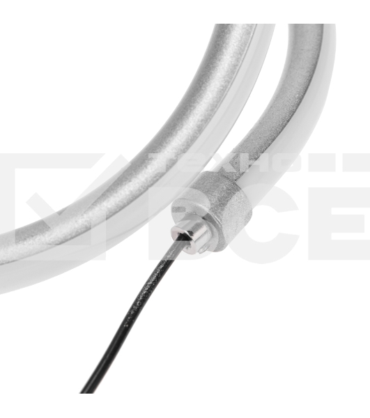 Светильник декоративный Rexant Spiral Uno, LED, 2Вт, 3000К, 5В, серебряный