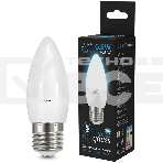 Лампа светодиодная Gauss 103102307 6.5Вт цок.:E27 свеча 220B 6500K св.свеч.бел.хол. (упак.:10шт), фото2