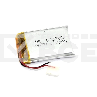 Аккумулятор Li-Pol (батарея) 4*25*35мм 2pin 3.7V/500mAh