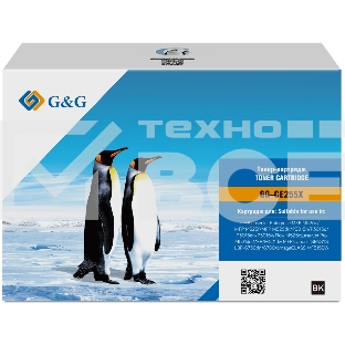 Картридж лазерный G&G GG-CE255X черный (12500стр.) для HP LJ Enterprise MFP M525c/P3015n/LJ Pro M521dn MFP