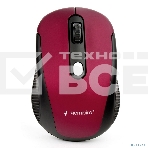 Мышь беспроводная Gembird MUSW-420-1 красный, 1600 dpi, радиоканал, USB, кнопки - 4, фото3