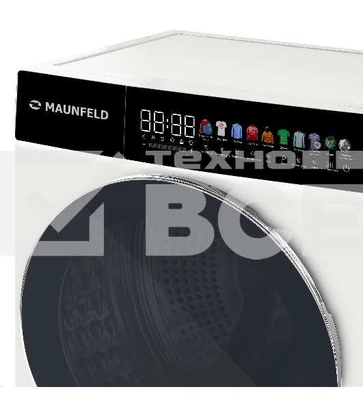 Стирально-сушильная машина Maunfeld MFWD14116WH05 (КА-00022815) белый, загрузка фронтальная 11 кг, 1400 об/мин., класс: В