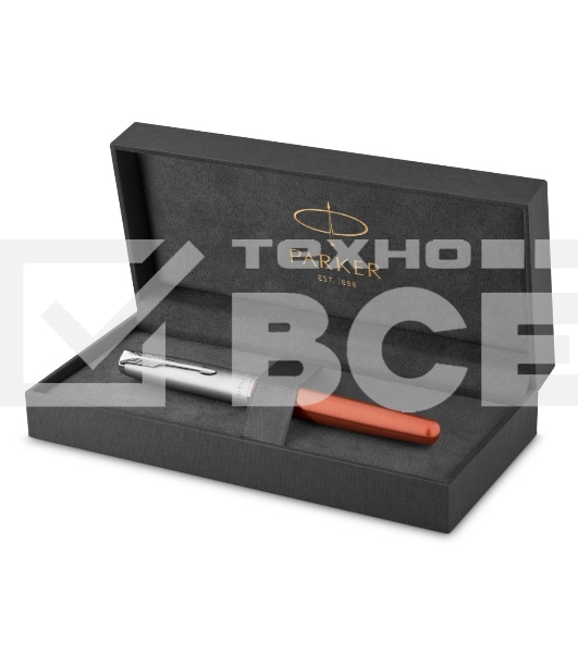 Ручка перьевая Parker Sonnet Essentials SB F545 (CW2169228) LaqOrange CT F сталь нержавеющая подар.кор.
