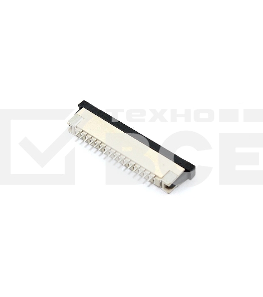 Разъем FPC  Half Coverage Top Contact 1.0K-BS-16PWB 16 pin высота 2мм шаг 1мм