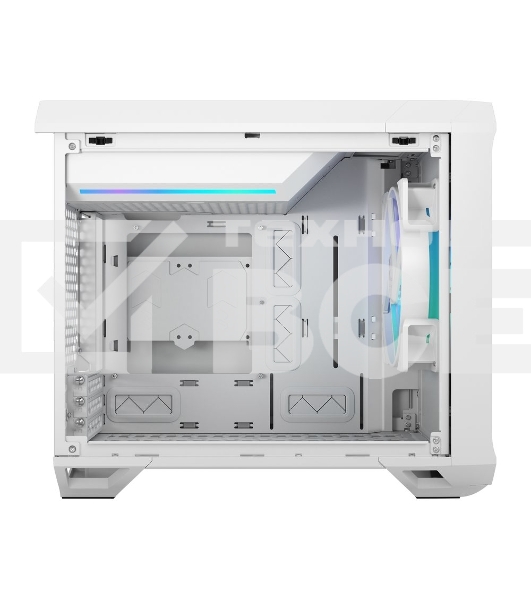 Компьютерный корпус без блока питания Fractal Design Torrent Nano RGb TG Clear Tint, Mini-Tower, 1x180мм RGb, 2xUSB-A 3.2 + 1xUSB 3.2 Type-C mITX, mDTX белый