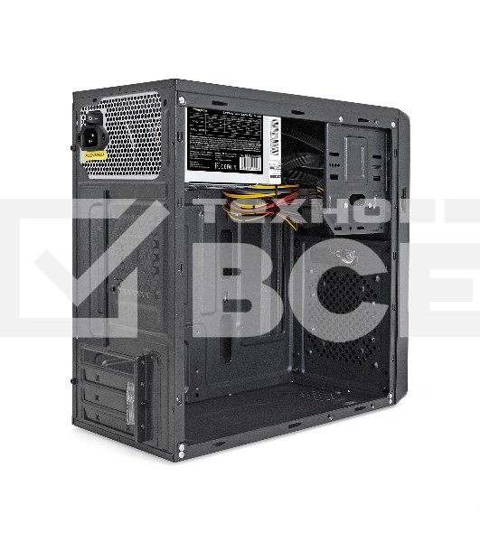 Компьютерный корпус Minitower ExeGate BA-309U2-UNS500 (mATX, БП UNS500 с вент. 12см, 1хUSB+2хUSB 3.0, HD аудио, черный)