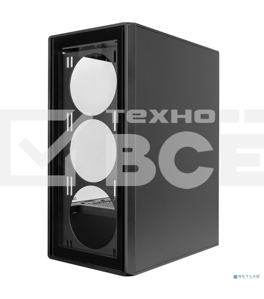 Компьютерный корпус Ginzzu CL125 ATX передняя панель Стекло