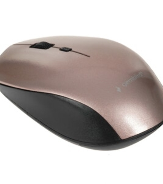 Мышь беспроводная Gembird MUSW-250-3 розовый, 1600 dpi, радиоканал, USB, кнопки - 4