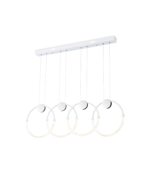 Светильник Ambrella light FL10598/4 WH/CH белый/хром 4200K 45W 940*20*1200 (Без ПДУ)
