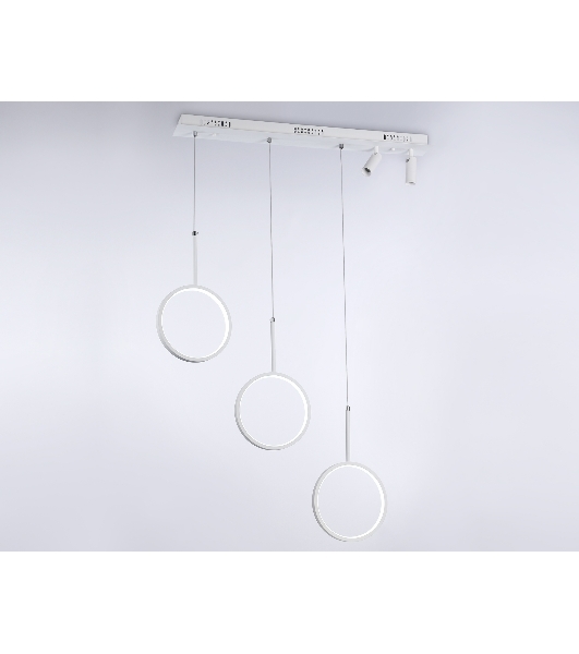 Светильник Ambrella light FL5277/3+2 WH белый 59W 3000K/4200K/6400K+4200K 800*200*1200 (ПДУ ИК)