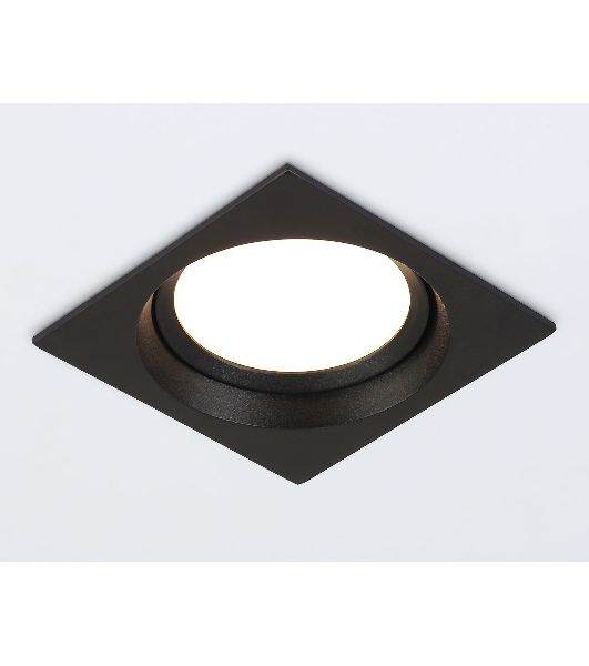 Светильник Ambrella light TN52233 BK черный IP20 GX53 110*110*44