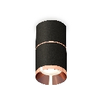 Светильник Ambrella Light XS7402201 SBK/PPG черный песок/золото розовое полированное MR16 GU5.3 (C7402, A2073, C7402, N7035), фото4