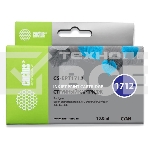 Картридж струйный Cactus CS-EPT1712 17XL голубой (10 мл) для Epson Expression Home XP-33/103/203/207/303/306/403/406, фото2