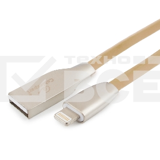Кабель Cablexpert для Apple CC-G-APUSB01Gd-1M, AM/Lightning, серия Gold, длина 1м, золотой, блистер