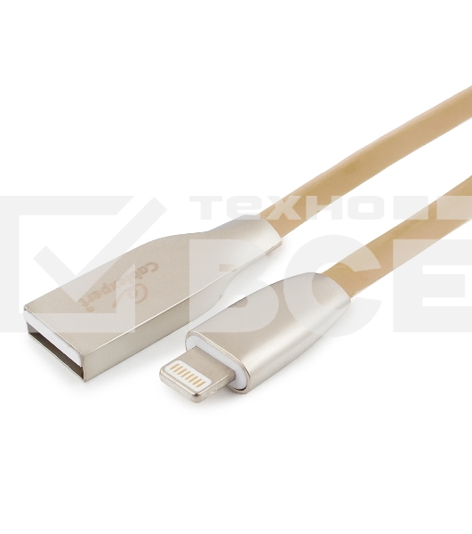 Кабель Cablexpert для Apple CC-G-APUSB01Gd-1M, AM/Lightning, серия Gold, длина 1м, золотой, блистер