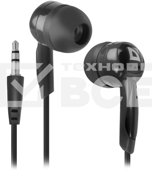 Наушники Defender Basic 604 вставки черный