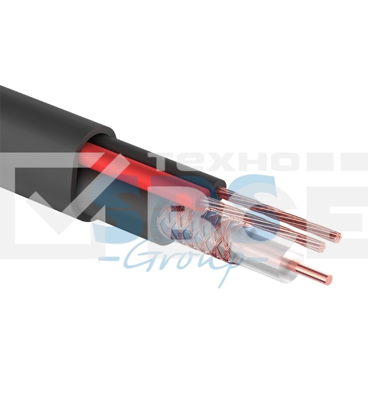 Кабель КВК-П-2 +2x0,50 мм² (Cu/CCA) (96) черный (бухта 200 м) PROconnect