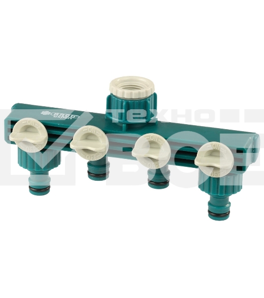 Распределитель RACO 4250-55258C 4хканальный original резьба внешняя-наконечник 1/2''x3/4''