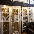 Гирлянда Айсикл (Бахрома) светодиодная 5х0,7 м, 152 LED, белый провод каучук, теплое белое свечение NEON-NIGHT, фото4