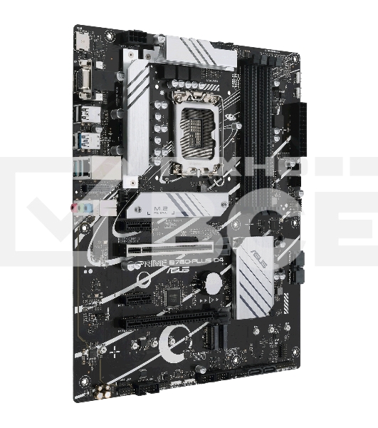 Материнская плата ASUS PRIME B760-PLUS D4, LGA 1700, Intel B760, 4xDDR4, 4xSATA, 3xM.2, 1xPCIe 4.0 x4, 1xPCIe 5.0 x16, 1xHDMI, 1xDP, 1xVGA, 1x 2.5Gb LAN, 1xUSB 3.2 Gen 2, 2xUSB-A 3.2 Gen 2, 3x3.5 мм, 7.1, ATX