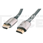 Кабель видео LAZSO WH-111-B HDMI (m)/HDMI (m) 1м. позолоченные контакты черный, фото2