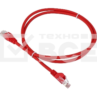 Патч-корд LANMASTER LSZH UTP кат.5e, 10 м, красный