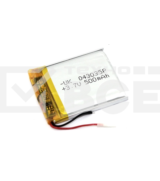 Аккумулятор Li-Pol (батарея) 4*30*35мм 2pin 3.7V/500mAh