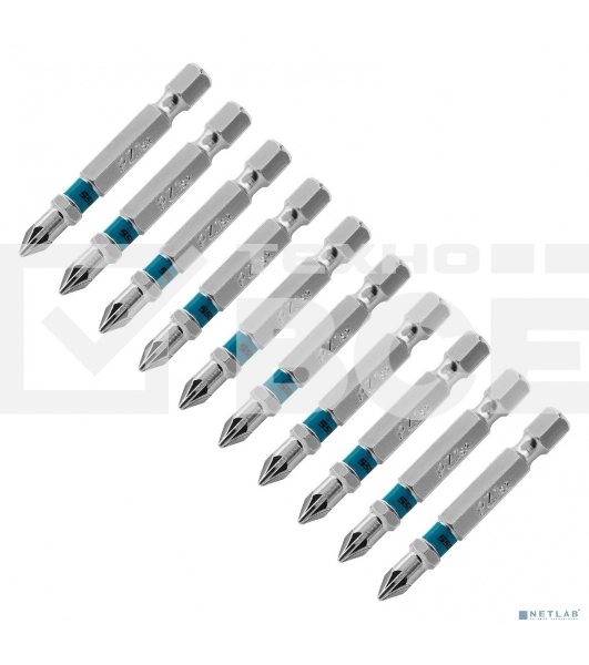 Набор бит GROSS 11344pz1х50 сталь s2 10шт