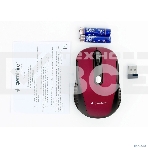 Мышь беспроводная Gembird MUSW-420-1 красный, 1600 dpi, радиоканал, USB, кнопки - 4, фото4