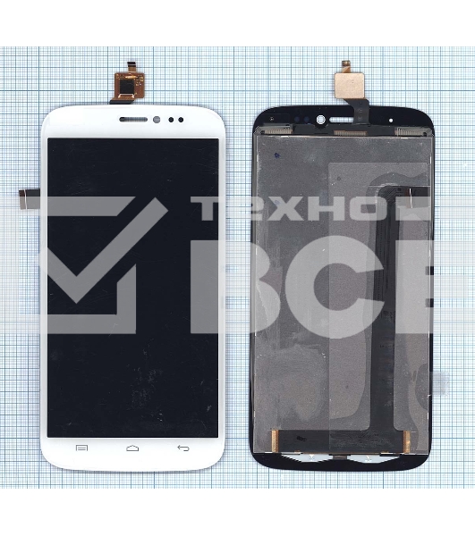 Дисплей для Micromax A240 Canvas Doodle 2 белый