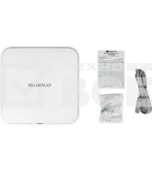 Точка доступа Origo OAP3000GI AX3000 100/1000/2500BASE-T белый