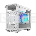 Компьютерный корпус без блока питания Fractal Design Torrent Nano RGb TG Clear Tint, Mini-Tower, 1x180мм RGb, 2xUSB-A 3.2 + 1xUSB 3.2 Type-C mITX, mDTX белый, фото28
