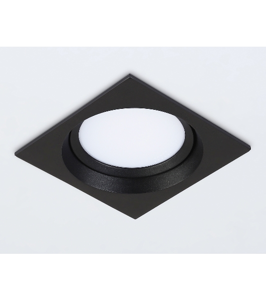 Светильник Ambrella light TN52233 BK черный IP20 GX53 110*110*44