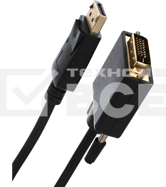 Кабель-переходник DisplayPort M --> DVI M  1,8м VCOM <CG606-1.8M>